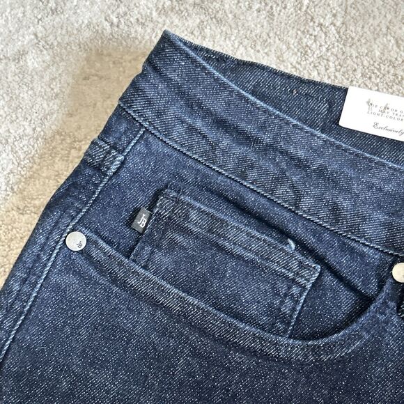 Judy Blue Jeans Womens 18W Skinny Fit Dark Wash Stretch Raw Hem JB88703DK New - Picture 6 of 10